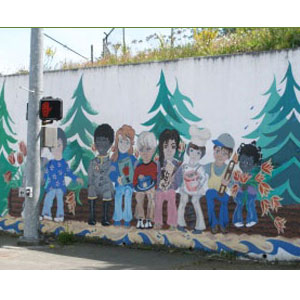 The Children mural