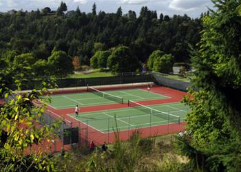 Tennis Courts at Shoreview Park