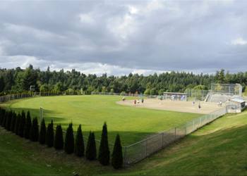 Baseball field at Shoreview Park